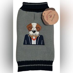 NWT Fluffy Pups Dog Sweater SZ S